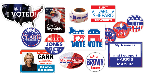 Political Sticker Examples