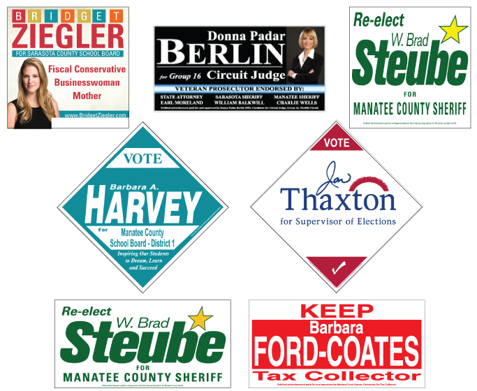 Political Road Sign Examples